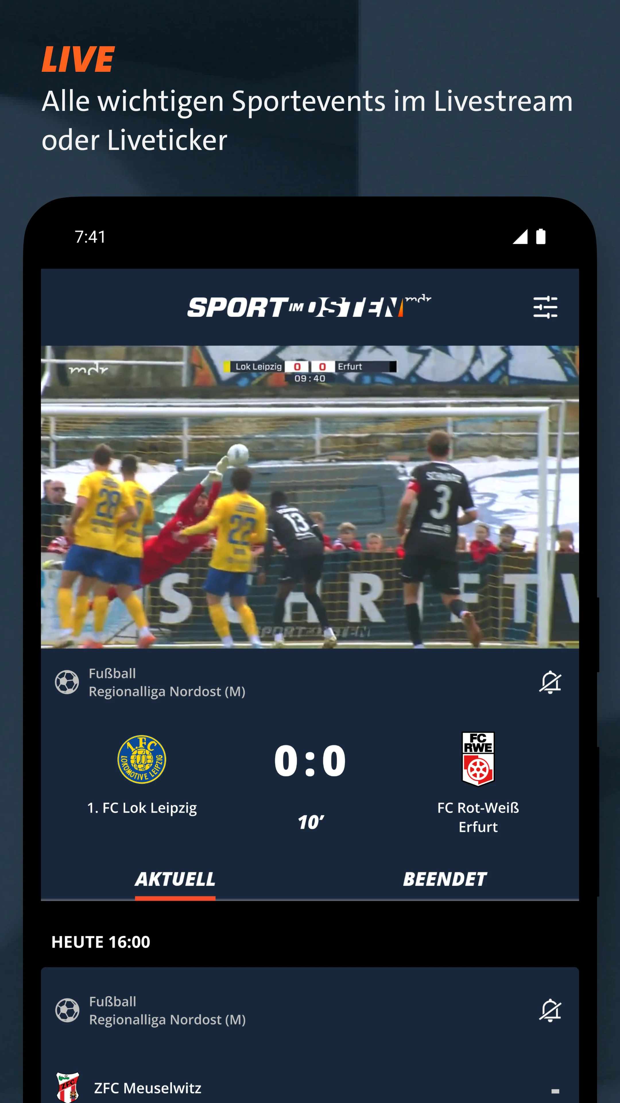 MDR Sport im Osten: Live, News screenshot