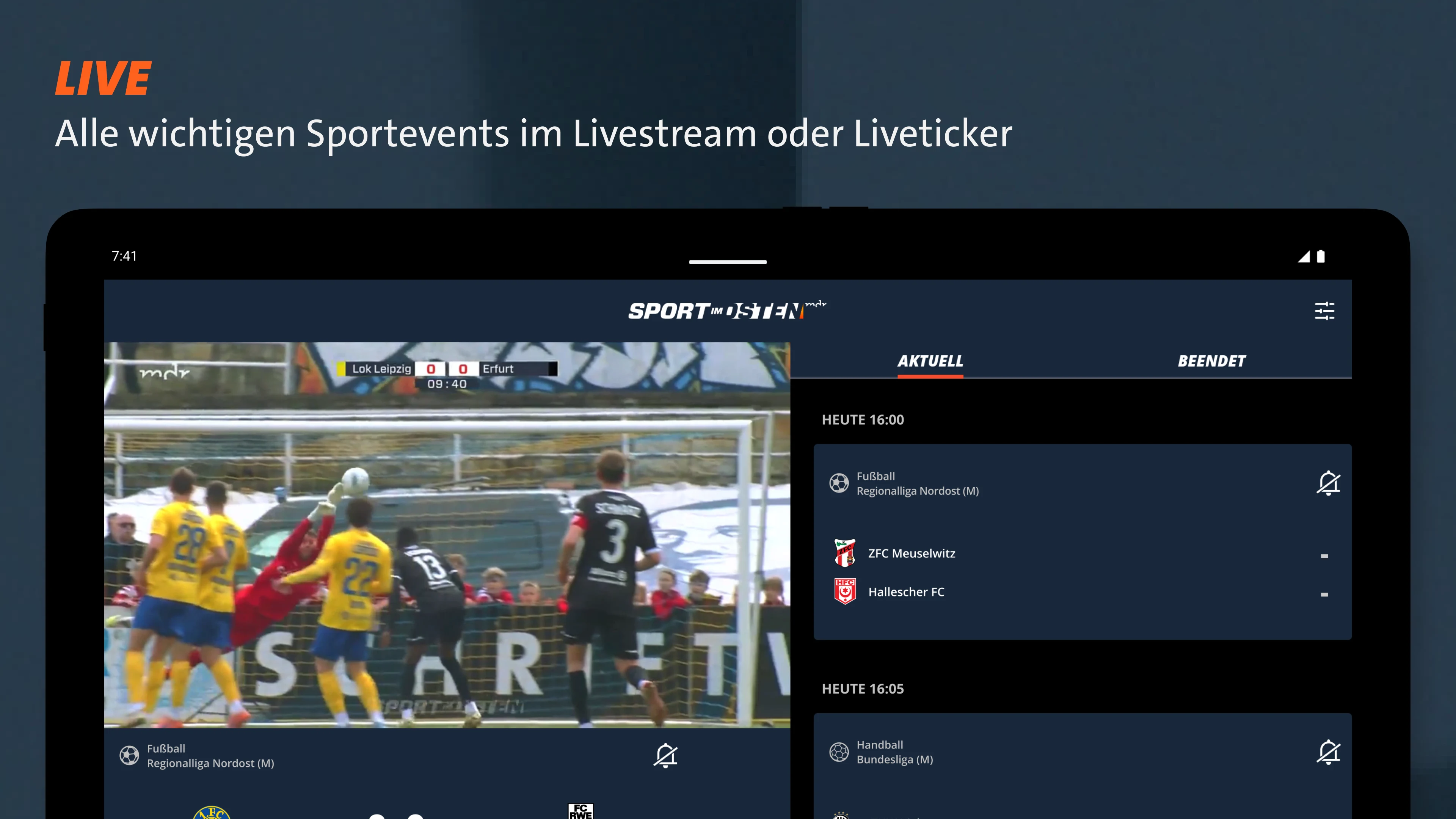MDR Sport im Osten: Live, News screenshot